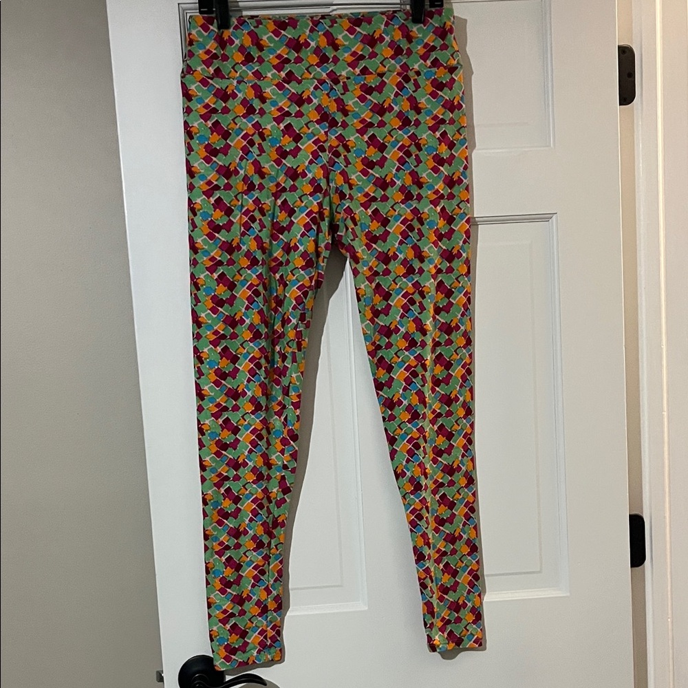 LulaRoe Colorful Geometric Leggings